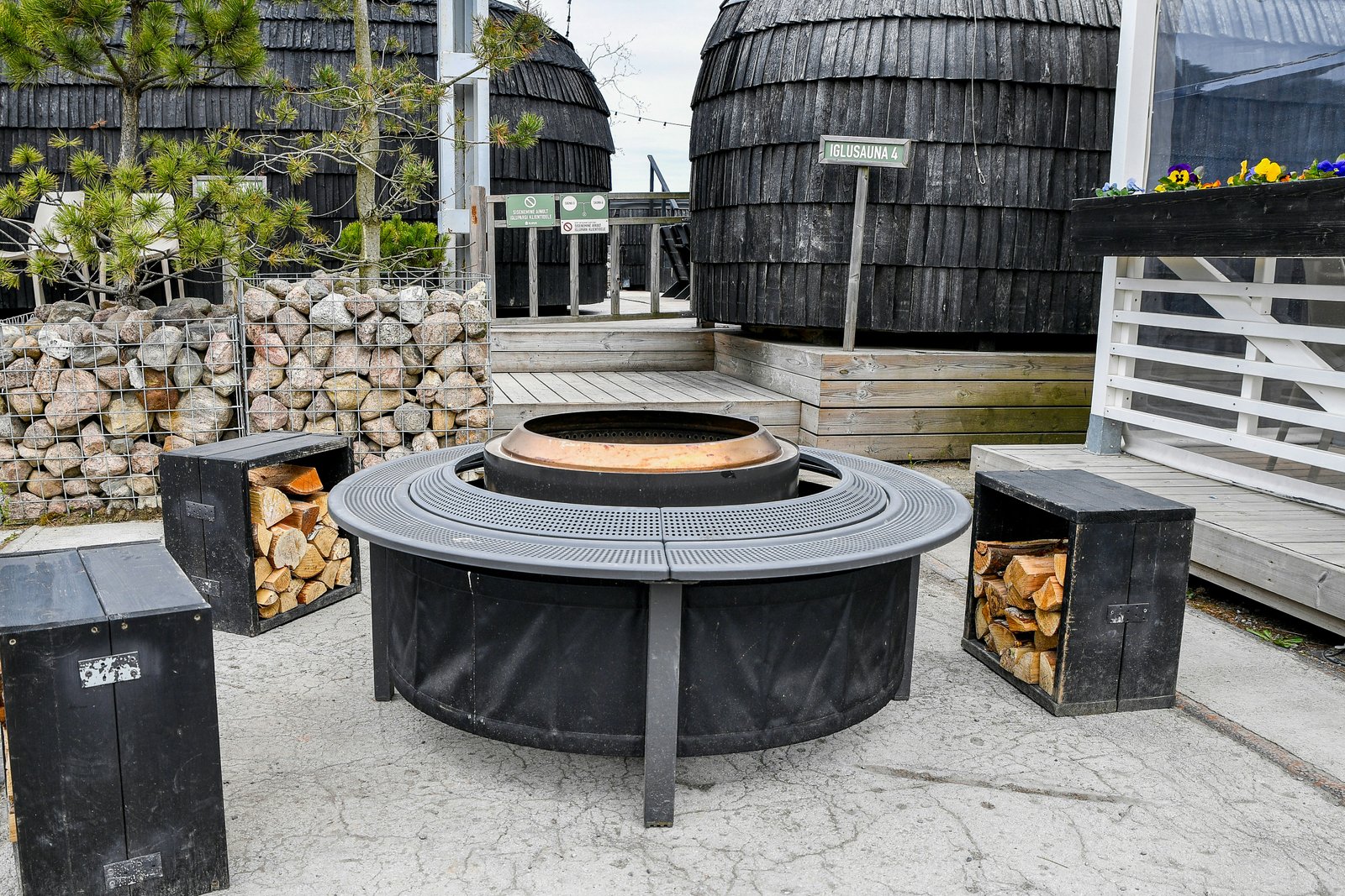 Gabionenwand Basalt Garten Marburg – ZaunLahn